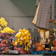 Literally piles of food on the runway for Raf Simons’ menswear fashion show.
